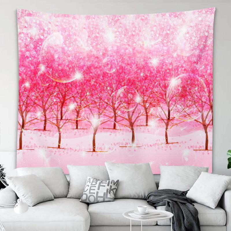 Tapiserie Decoratie pentru Casa Frumos Seria Flori de Cires Tapiserie Imprimata Decoratiuni Festival 230x180cm