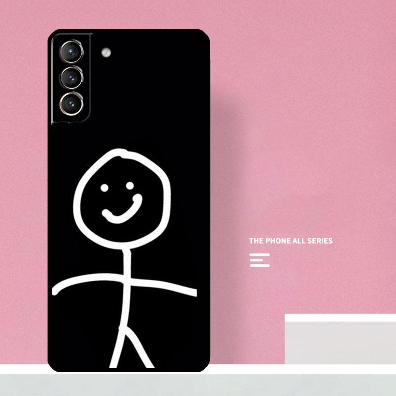 Cartoon Matchman Phone Case For Samsung Galaxy S26 S23 Ultra S20 S21 S22 S24 S25 Plus S10 S25 FE Cover Coque Galaxy S21 Plus