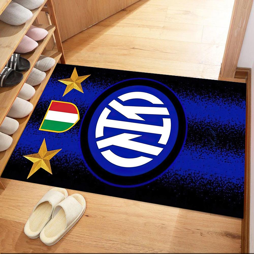 Inter Milan Carpet Suitable For Bedrooms Dormitory Decorate Room Dining Room Antislip Rug Office Home Decor Perfect Birthdaychristmas Gift Idea