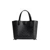 Willow PVC, Textile Tote Bag, Shopping Bag, Handbag Medium Womens Black