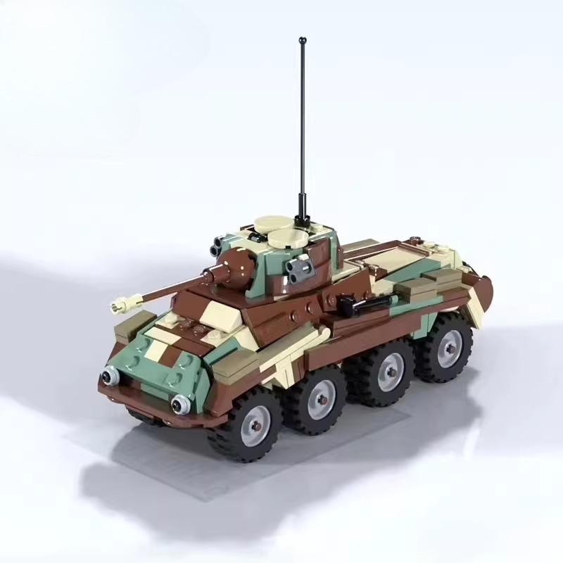 

MOC WW2 Military Battle Tank Building Blocks Set German Camouflage Armored Vehicle Model DIY Kids Assembly Toy Boy Birthday Gift PDF instructions