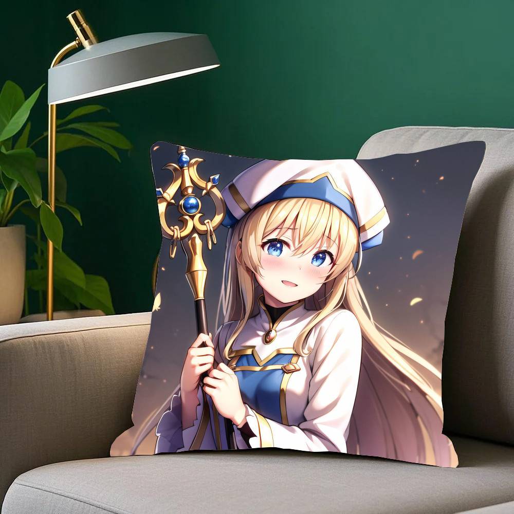 Anime G-Goblin Slayer Pillow Case Home Decor Throw For Sofa Bed Car Room Decor Gift Idea