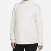 Nike Serie Maternità Tinta Unita Asciugatura Rapida Pullover Design con Spacco Casual Manica Lunga T-Shirt Top da Donna Rosso Chiaro Marrone Legno DR1595-104