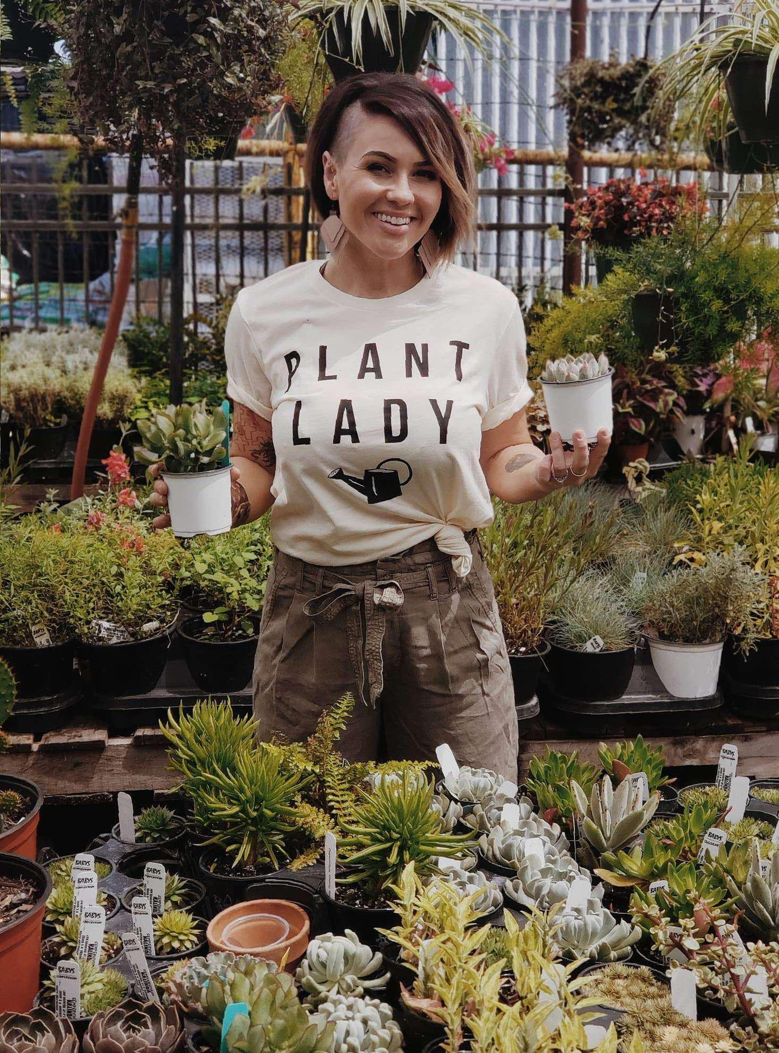 Plant Lady | Women s T-Shirt | Ruby s Rubbish® XL