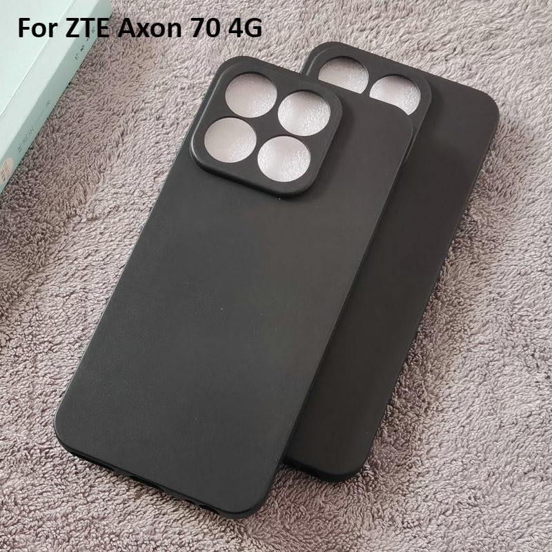 2PCS For ZTE Axon 70 60 50 40 Pro Lite Ultra 4G TPU Silicon Phone Case For zte axon70 axon50 40SE Shockproof Soft Back Cover Protective Shell