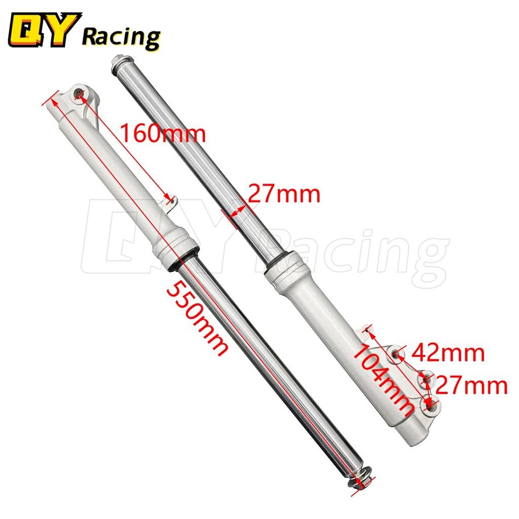 Motorcycle Accessories 530mm Front Fork Shock Absorption 27mm For Honda Z50 Z50A Z50J Z50R Mini Trail Monkey Bike Parts