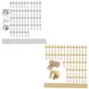 50Pcs Key Bottle Openers Rustic Multifunction Decorative Craft with Ribbons for Party Favors Wedding Birthday Graduation Events