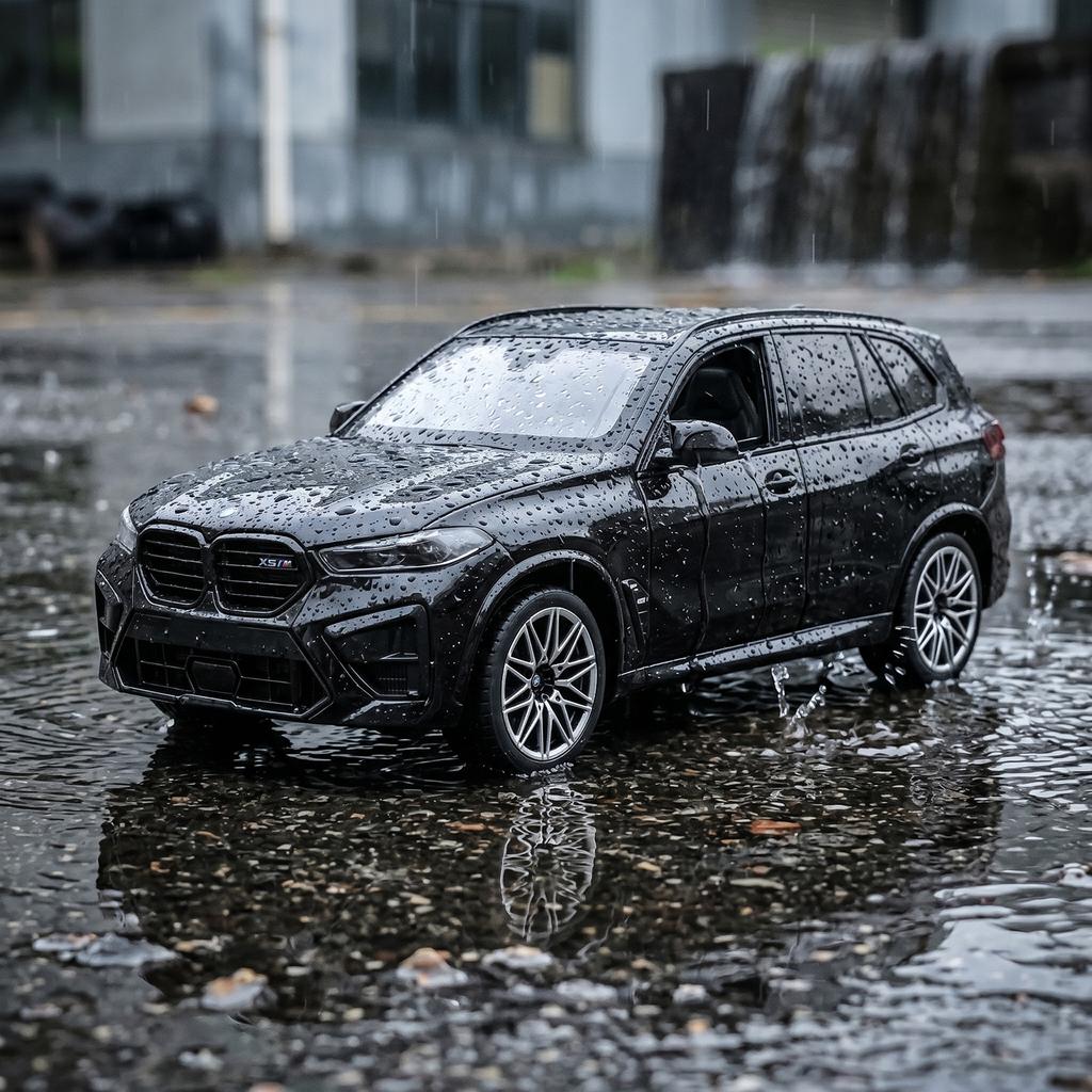 1:18 Bmw X5M X5 Suv Off Road Suv Alloy Metal Diecast Model Car High Simulation Home Trendy Ornaments Collection Hobby Gifts Toy