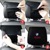 Car Headrest Cover Seat Head Pillow Neck Headrest Cover For BMW 2 Series F22 F23 F45 F46 F87 F44