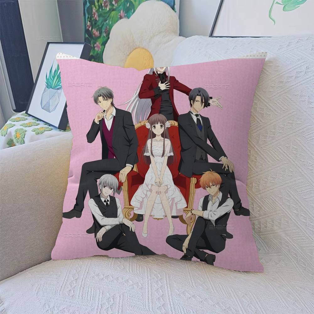 Fruits Basket Anime Pillow Anime Pillow Sofa Bed Head Pillow Cover Cushion Cover 45X45 Cm Fashion