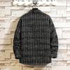 Autumn and Winter Men's Fashion Handsome Little Fragrance Style Men's Jacket Shirt Long Sleeve Loose Plaid Shirt Casual Jacket