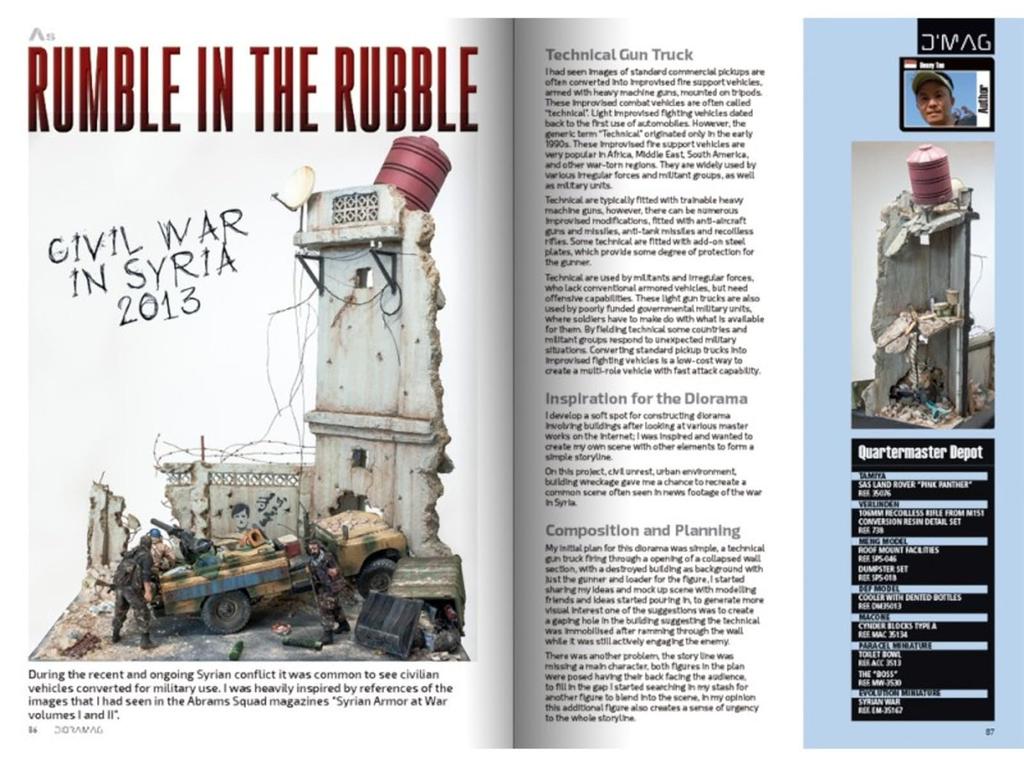 Pla Editions Dioramag Special Crossover Modern Warfare Diorama Model Collection (English Version) DIO_S03