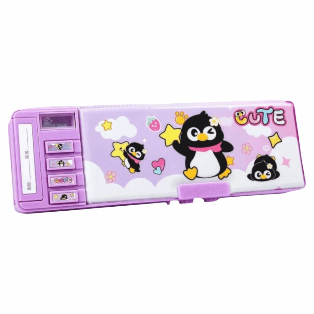 Large Capacity Pencil Case Password Lock Stationery Organizer Durable Pen Box  Kids