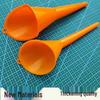 Long Spout Plastic Funnel - Extended Angled Design for Hands-Free Refueling and Food-Grade Filling for Motorcycle and Car.