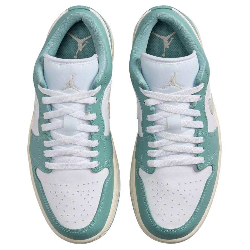 Air Jordan 1 Low Cannon Women Sneakers Teal White Sail DC0774-138
