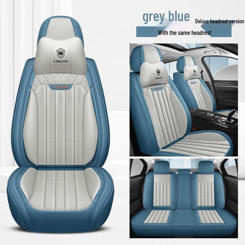 Breathable, Wear-Resistant Car Seat Cushion Cover - Universal, All-Season, Easy No-Disassembly Design with Updated Tech Fabric Universal