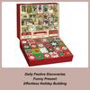2025 Christmas Countdown Calendar Family Puzzles Game 24 Days Jigsaw Puzzles Countdown Calendar For Kid For Men Women Boys Girls