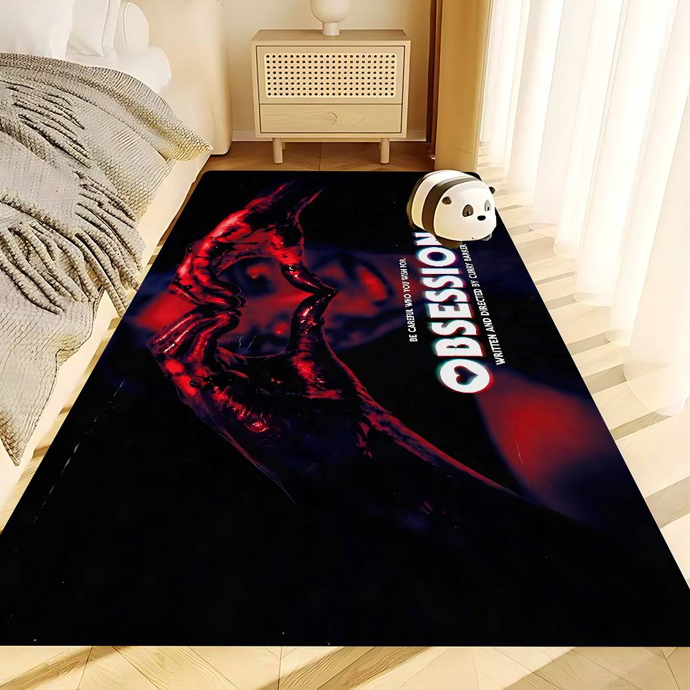 Horror Movie O-Obsession Hallway Carpet Washable Non-Slip Living Room Sofa Chairs Area Mat Kitchen Doormat Area Rug