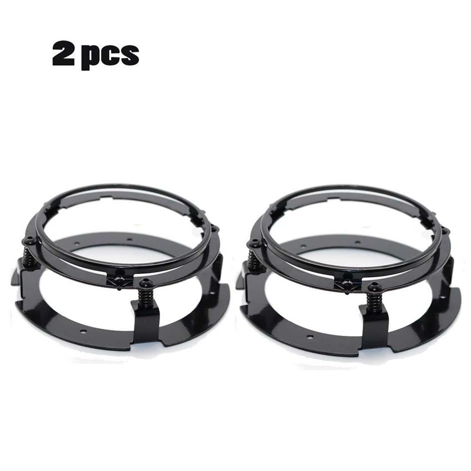 2 Pcs 5 3/4" Motorcycle Headlamp 5.75 Inch LED Headlight for Harley Triumph Rocket Iii 3 Speed Triple Street Triple Thunde