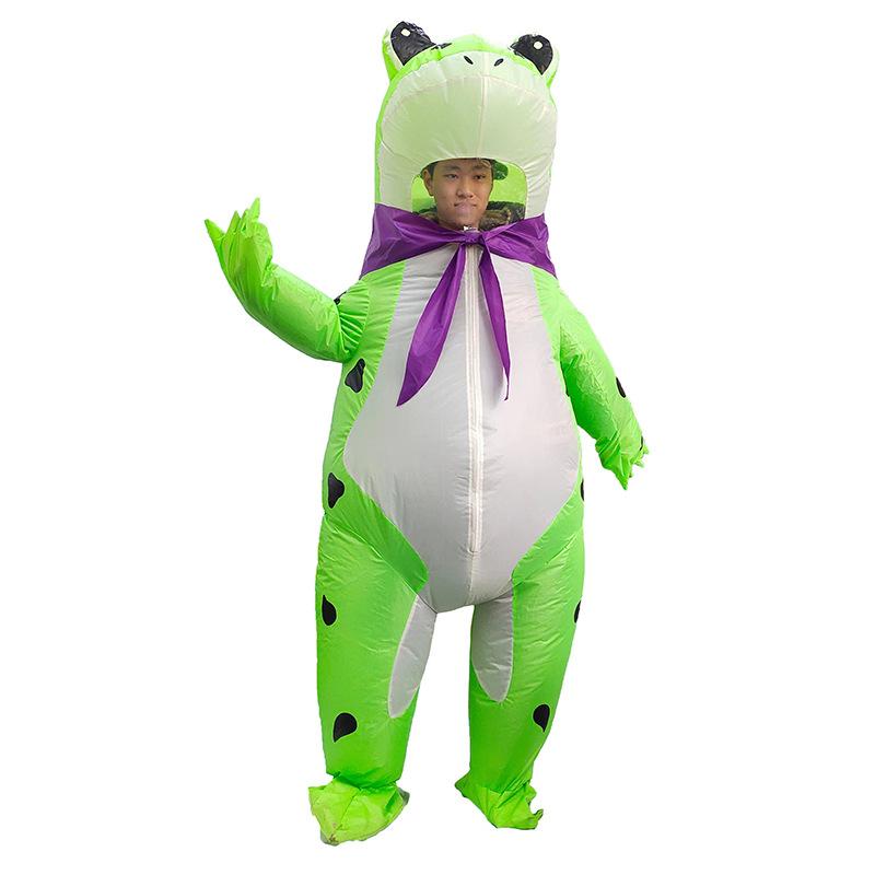 Frog Inflatable Suit Festival Funny Cosplay Show Toad Essence Costume Douyin Explosion Cartoon Human Puppet Suit Frog toad spirit inflatable suit