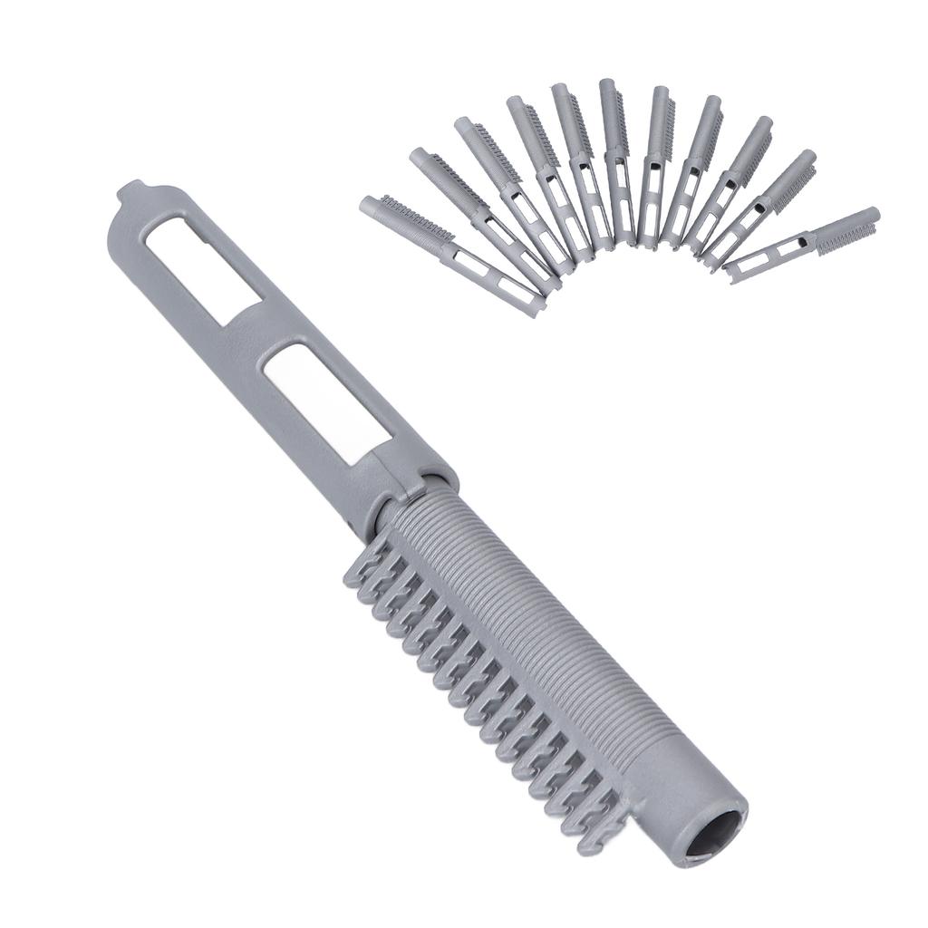 12 Piezas de Rizadores para Raíz del Cabello Clip Hueco para Permanente del Cabello Accesorio de Estilismo para Peluquería