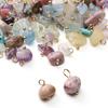 [5-10mm] 5pcs Natural Stone Pendant Mini Natural Crushed Stone Color Retention Pendant DIY Bracelet Necklace Earring Accessories