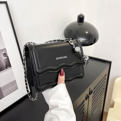 Chain Small Square Bag Spring Design Fashionable And Simple Underarm Shoulder Bag Casual Messenger Women'S Bag