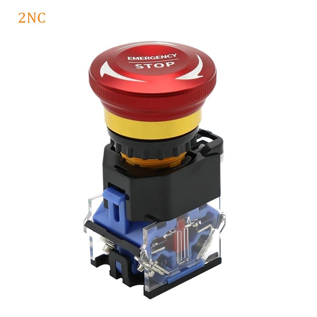

Металеві 22мм 10А Металеві кнопки аварійної зупинки з самоблокуванням Для запуску Аварійної зупинки Кнопковий перемикач