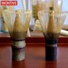Schwarzer Bambus-Matcha-Besen im japanischen Stil (80/100) – Teezubehör für die Matcha-Zubereitung