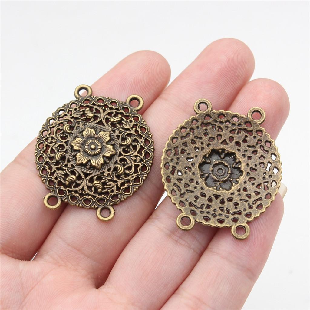 Accessories Parts Four-Hole Necklace Connector Wedding Jewelry Findings TA023