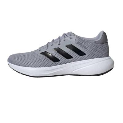 נעלי ריצה Response Runner נמוכות יוניסקס כסף בהיר שחור אפור סניקרס IH6102