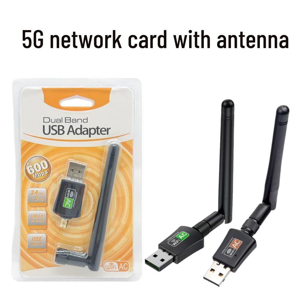 5G Dual-Band USB WLAN-Netzwerkadapter für Desktop und Laptop - Gigabit WiFi Empfänger/Sender