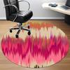 1pc Abstract Pattern Office Round Rug, Non-slip, Soft and Durable Office Rug for Interior Decoration, Perfect for Office, Beautiful Decoration yy26031