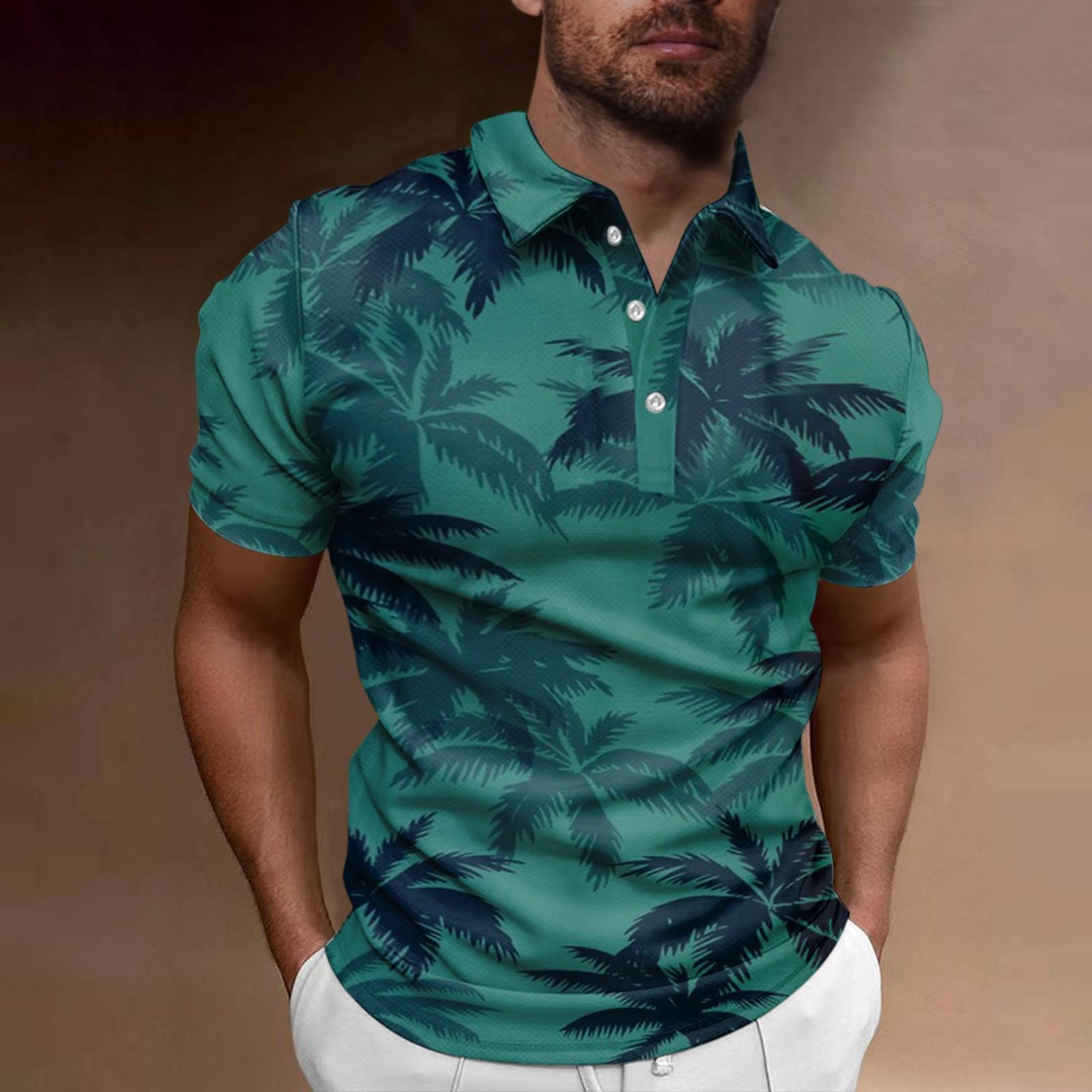 

Летний мужской топ с короткими рукавами для гольфа и микроэластичным покрытием Performance L