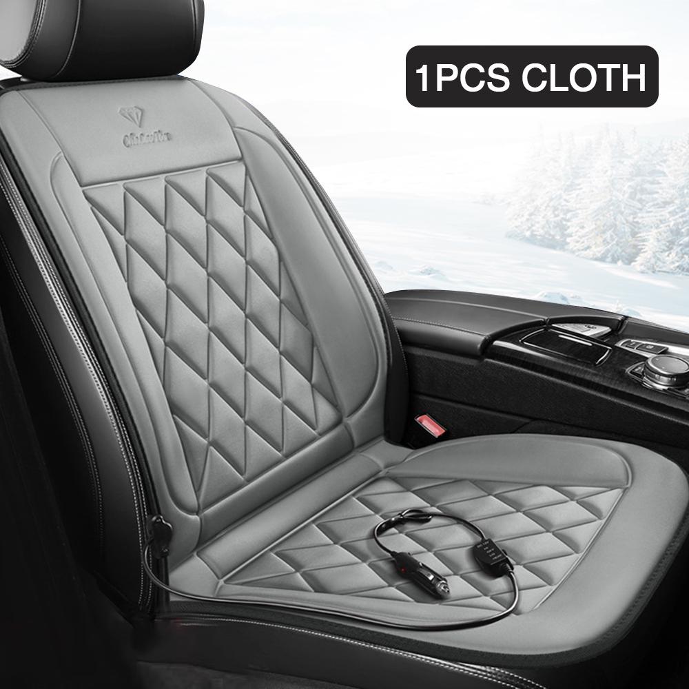 1/2pcs Winter Heated Car Seat Cover 12V Heating Warmer Car Seat Cushion Auto Universal Car Seat Protector Cover Car Accessories