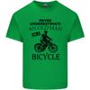 Cycling Never Underestimate Old Unisex Unisexs Light Cotton TShirt