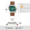 PRIVATEER Chronograph Brown Leather Watch