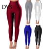 Running Pants Women Yoga Solid Color Hip Lift Skinny High Stretch Trousers Spring Gym Autumn Slim Fit Seamless Fitness Ankle Length Leggings