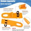 Paintless Manual Expander Orange Color Bodywork Repair Kit With 2 Pcs Glue Pulling Tabs for Cars Sheet Metal Repair Tool