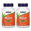 Now Foods Raw Maca 750mg Veg Capsules, 90 Count - Pack of 2