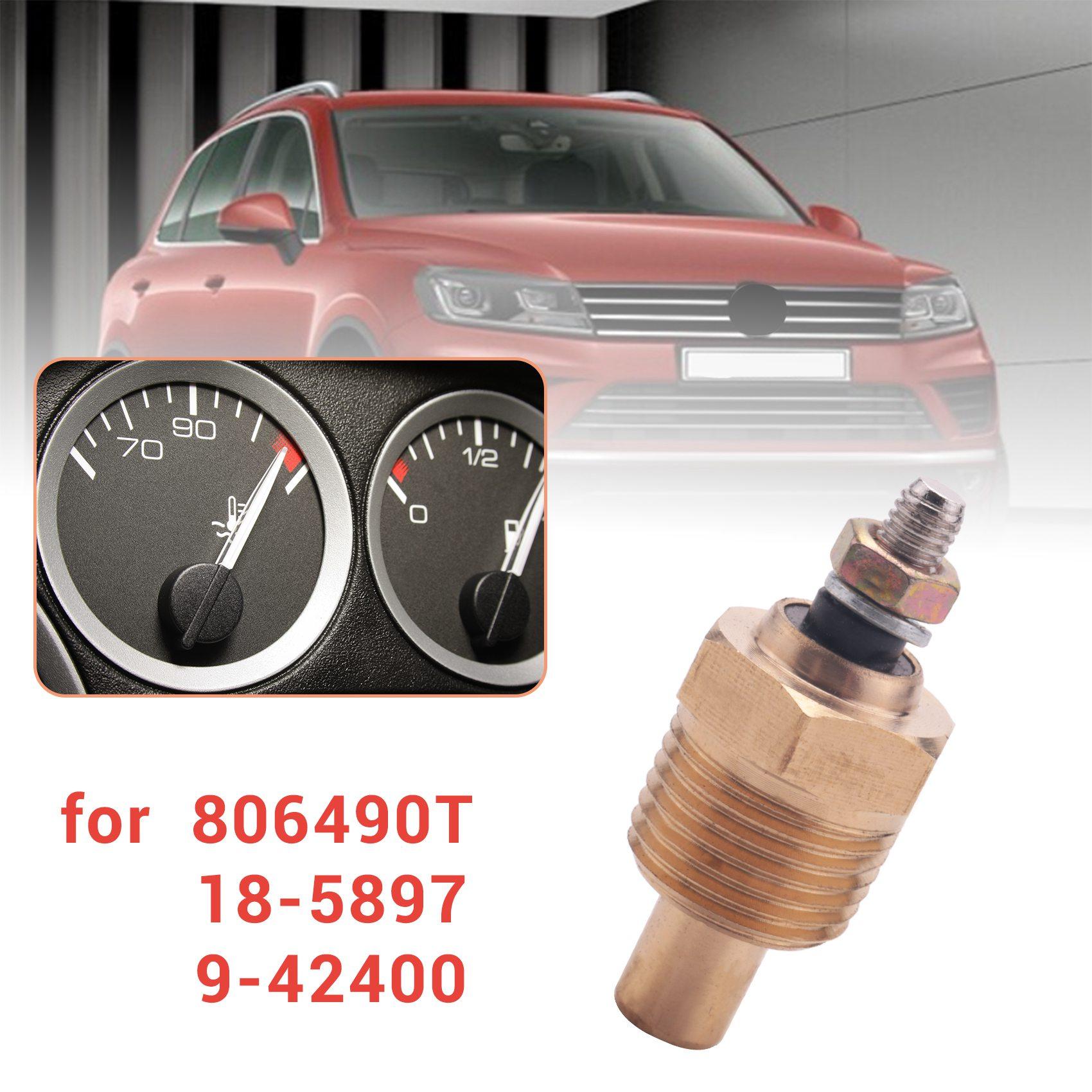 RR-Golden Water Temperature Sensor Replace For Mercury Mercruiser 806490T Sierra 18-5897 Mallory 9-42400 NONE