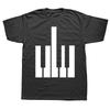 Lustige Born To Be Klavierlehrer Musikband Keyboardspieler Grafik T-Shirts Herren Mode Lässiges T-Shirt Baumwolle Lockeres T-Shirt