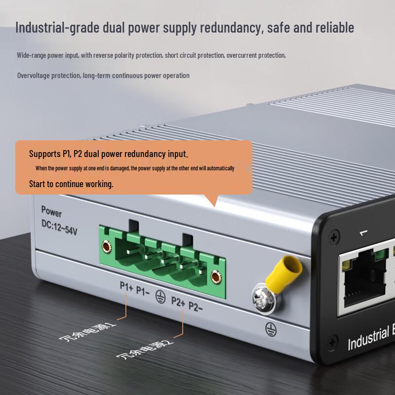 netLINK HTB-6000 5-Port Industrial Ethernet Switch