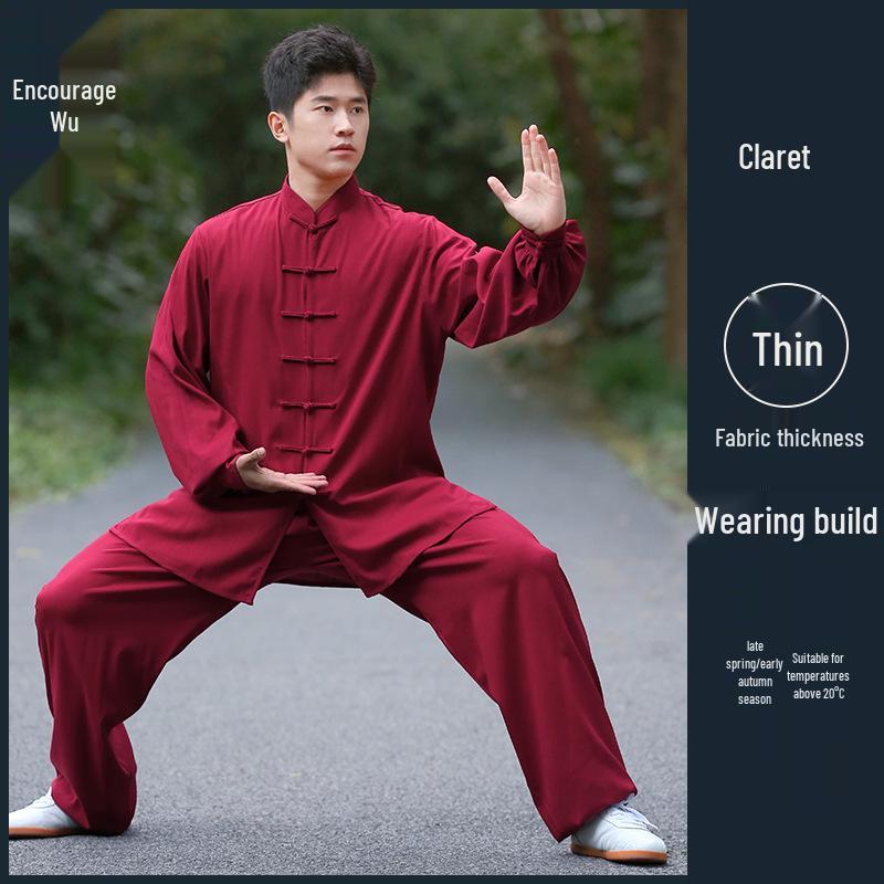 Li Wu High-End Tai Chi Anzug für Damen und Herren für die Herbst-/Wintersaison für die Morgenpraxis