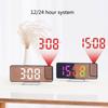 180° Rotation Digital Projections Alarm Clock Night Power-off Memory Table Clock 12H/24H Bedroom Electronic Clock