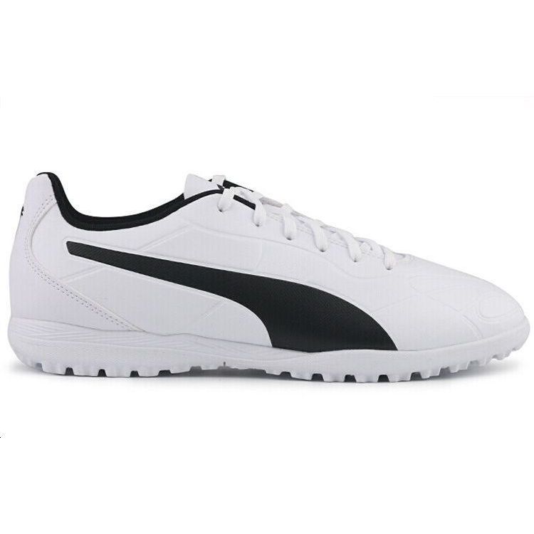 Puma Durable Non-Slip Supportive Shock-Absorbing Soccer Shoes Men Sneaker Black White 105674-02