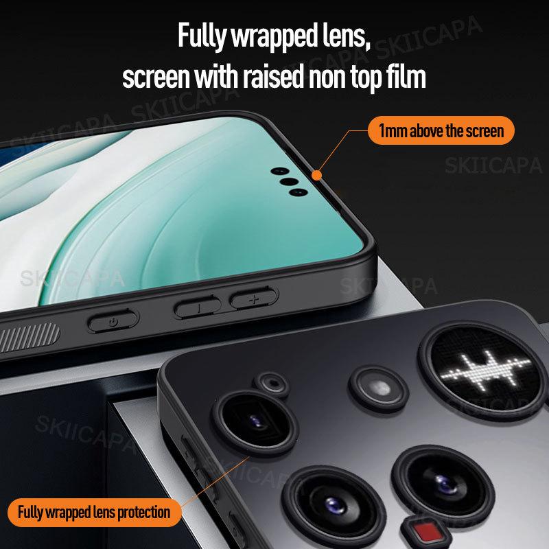 Nárazuvzdorný matný kryt pro Nothing Phone 3 AG Matný tvrdý nárazník Zadní kryt pro Nothing Phone3 Odolný proti otiskům prstů Funda A024