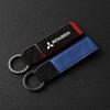 gzbf5 Zinc Alloy Keychain Car Emblem Keyring Pendant Buckle For Mitsubishi Lancer EX Asx Outlander Pajero L200 Galant Auto Accessories