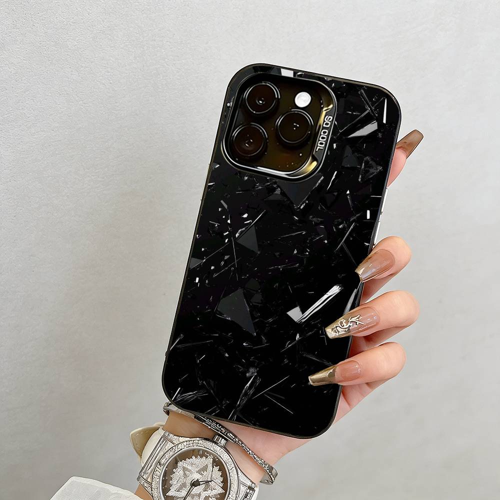 Brokenness Phone Case For iPhone 17,16,15,14,13,12,11 Plus,Pro Max,XS,Colorful Silver Phone Case Funda Cover