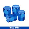 CFP5 For Skoda 4Pcs 3D Metal Tire Valve Caps Car Tyre Air Stems Cover Kamiq MK3 Roomster Rapid Kodiaq Karoq Fabia Enyaq